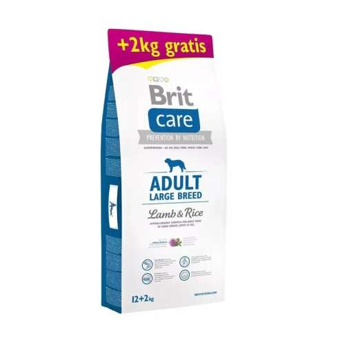 Brit Care Hypo-Allergenic Adult Large Breed Lamb & Rice kutyatáp 12kg+2 kg