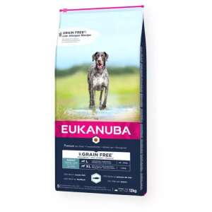 Eukanuba Adult Grain Free Large Ocean Fish 12kg Trockenfutter für große erwachsene Hunde - Hundefutter