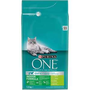 Purina ONE Indoor macskatáp - Pulyka és teljes kiőrlésű gabonák - 1,5kg - One