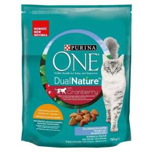 Purina ONE Dual Nature Száraz Macska Adult Csirkével és áfonyával 750g - One