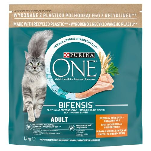 Purina ONE Bifensis Adult Sucha Karma dla Kota Bogata w Kurczaka 1.5kg