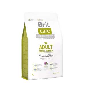 Brit Care Hypo-Allergenic Adult Small Breed Lamb & Rice  kutyatáp 3kg 75702167 