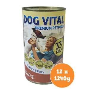 Dog Vital konzerv pulyka, kacsa 12x1240g 88870661 - Állattartás