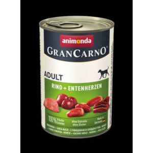 Animonda Carno Adult Marha és kacsa szív nedves kutyatáp 400g