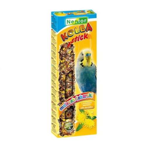 Nestor Kolba Stick Törpepapagáj - Gyermekláncfű - 85g