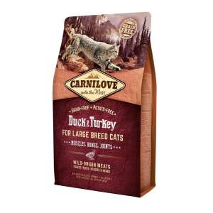 Carnilove Cat Grain Free Duck&Turkey LB Cat Mięśnie, kości, stawy 2kg 72522755 - Karma dla kotów