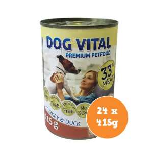 Dog Vital konzerv pulyka, kacsa 24x415g 88870624 - Állattartás