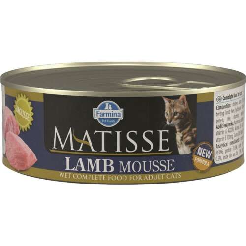 Matisse Bárány Mousse nedves macskaeledel, 85g-os konzerv - Macskaeledel
