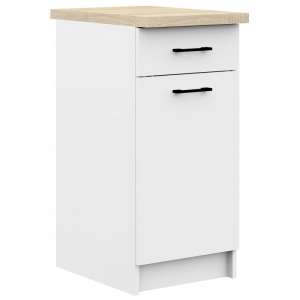 Küchenunterschrank mit Arbeitsplatte P85_40 #Weiß 31641029 Küchenmöbel