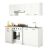 Akord OLIWIA complete white kitchen set with appliances
