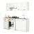 Akord OLIWIA complete white kitchen set with appliances