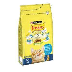 Purina Friskies Sterilised karma dla kotów, 1,5kg worek, łosoś i warzywa - Karma dla kotów