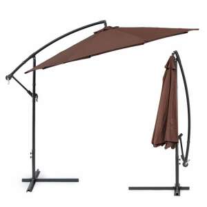 ModernHOME dönthető kerti Napernyő acél vázzal és hajtókarral 3m #barna