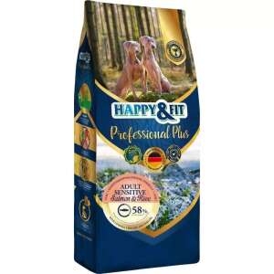 Happy&Fit Professional Plus Adult Sensitive Salmon & Rice 18kg kutyaeledel - Állattartás