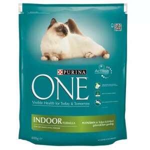 Purina ONE Karma dla kota domowego - Indyk i pełne ziarna, 800g - Karma dla kotów