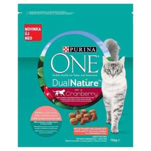 Purina ONE Dual Nature Cranberry száraz macskaeledel felnőtt macskáknak, 750g-os csomag - One