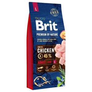 Brit Premium by Nature Adult Large Hunderfutter, 15kg Sack - Hundefutter
