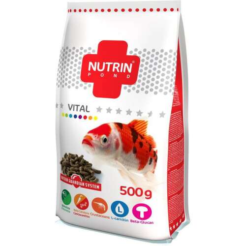 Nutrin Pond Vital halétel, 500g-os csomag, koi és tóhalak számára