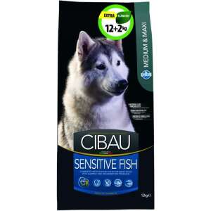 Cibau Sensitive Fish Medium/Maxi 12+2kg Promo 72485561 Kutyaeledelek