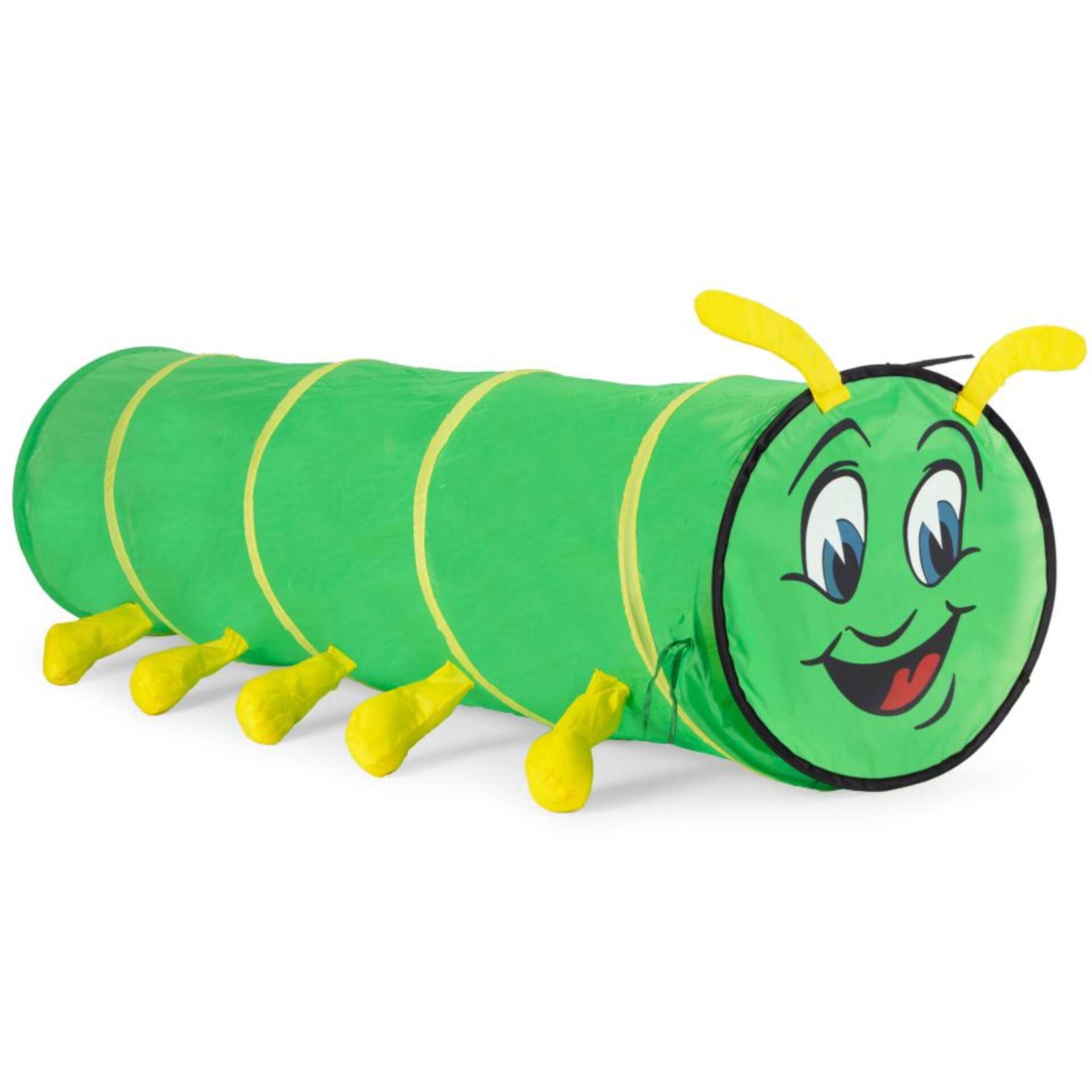 E-shop Iplay Hrací tunel pre deti 47x180cm - Stonožka - green