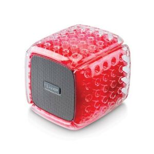 Boxă Bluetooth Forever BumpAir BS-700 Roșu - Vedere unghiulară - Boxe Portabile