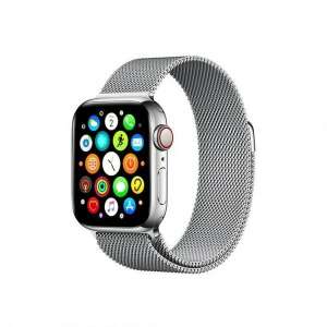 Brățară din oțel inoxidabil argintiu, tip plasă, pentru Apple Watch 42 mm, compatibilă cu Apple Watch Series 4, 5, 6, 7 și SE - Apple Curea ceas inteligent