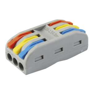 Conector de sârmă detașabil Commel, cataramă 3-3, 0,08-4 mm2, 5 buc. 60751598 - Echipamente electrice