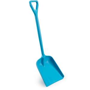 Modrá plastová lopata na potraviny, Igeax, 350x150x1100mm - Čistiace zariadenia