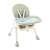 Kruzzel 2-in-1 High Chair, 5-point harness, foldable, with tray, 60x92x75 cm, green 82336009