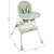 Kruzzel 3-in-1 high chair dimensions, green