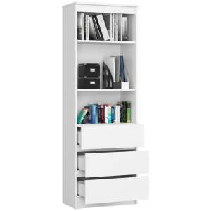 Kancelárska policová skriňa s 3 zásuvkami P180_60 #white