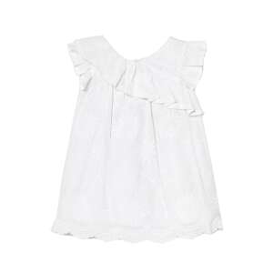 Mayoral fehér, hímzett bébi lány ruha – 74 cm 60771070 