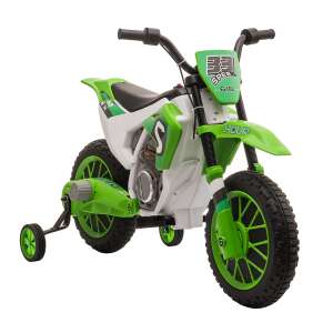 Homcom Elektromos Cross Motorkerékpár Gyerekeknek, 3-5 Éves Korig, Zöld 60829509 Elektromos járművek - Elektromos motor