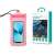 Devia Mobile Phone Floating Waterproof Bag, pink, for phones up to 7 inches