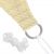 Springos szögletes Napvitorla táskával 3x4m 160g/m2 #bézs 79314172