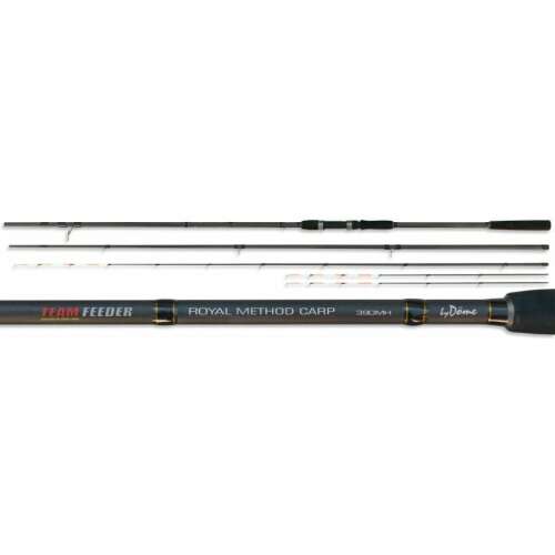 By Döme Team Feeder Royal Method Carp 3603(3) M(30-60) horgászbot, 3,60m hosszú, 30-60g dobósúly - Feeder és picker bot