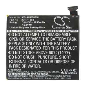 Cameron Sino 3950mAh Cserélhető akkumulátor Asus Google Nexus 7 (2013) készülékhez, C11P1303 modell - Tablet akkumulátor