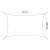 Dimension diagram of Springos rectangular shade sail 2x4m