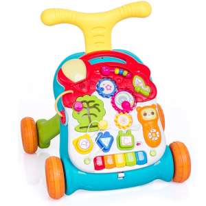 Doris 3in1 Járássegítő és Tanulóasztalka hang- és fényeffekttel #kék