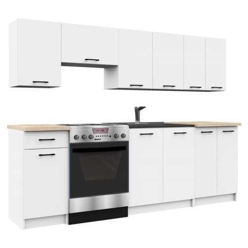 Küchenmöbel 240cm #Weiß