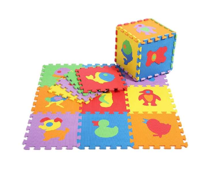 Doris Szivacs Puzzle 60x150cm (10db 29x29cm) - Állatkák