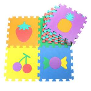 Doris Szivacs Puzzle 60x150cm (10db 29x29cm) - Gyömülcsök és zöldségek