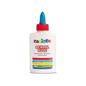 Carioca Schulkleber, 250ml, weißer Kleber, abwaschbar, lösemittelfrei - Flüssige Klebstoffe