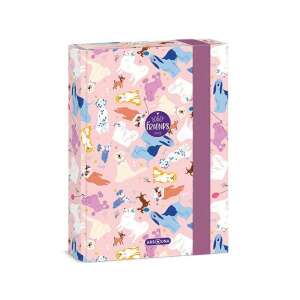 Ars Una Doggy Friends A/5 Notizbuchbox, rosa mit Hundemuster, elastischer Verschluss - Ars Una
