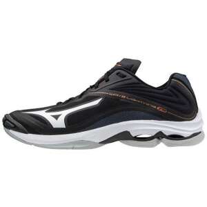 Wave Lightning Z6 Mizuno unisex teremsport cipő fekete/fehér 38-as méretű 85023175 Női sportcipők