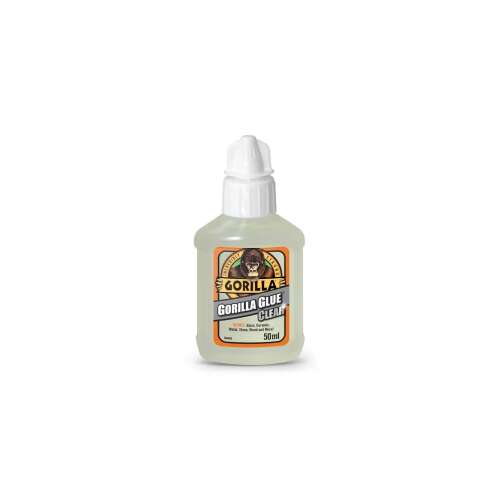 Gorilla Glue Clear, 50ml, kristallklar, wasserdicht, starker Klebstoff