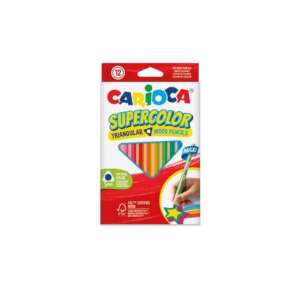 Carioca SuperColor Maxi Háromszög Színesceruza - 12 db