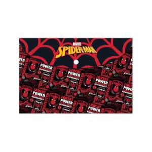 Dosar A4 Marvel Spider-Man cu închidere cu buton, cu designul iconic roșu-negru al lui Spider-Man - Huse de protecţie acte