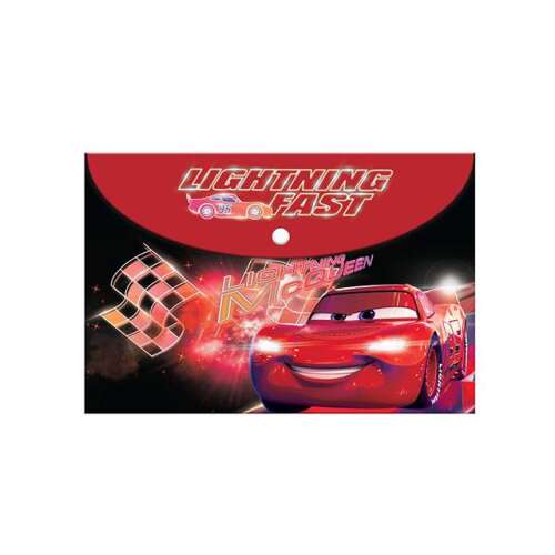 Cars Lightning McQueen A4-Ordner mit Druckknopfverschluss