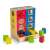 Melissa & Doug Дървен сортировчик на форми, цветна дървена играчка с 12 форми за сортиране, чудесна за развиване на фината моторика и разпознаване на цветовете